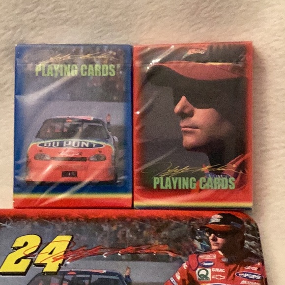 NASCAR Jeff Gordon Collectibles Set of 3 Tin Cards Key Chain Sealed cards - Picture 3 of 10